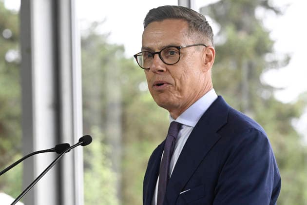 LKS 20260611 Finnish President Alexander Stubb gives opening remarks of the Session I: Discussions with the Presidents of the annual Kultaranta Talks at the President s summer residence Kultaranta in Naantali, Finland, on June 11, 2026. The theme of this year’s discussions on foreign and security policy is A World in Transition - Global, Regional and Local Perspectives. - ANTTI AIMO-KOIVISTO Naantali Finland  Copyright: xAnttixAimo-Koivistox vLTYgvx2iaM