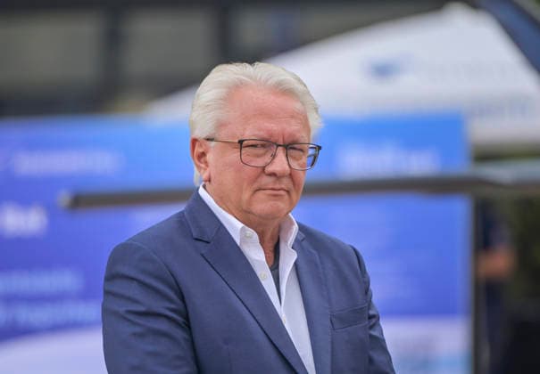Armin Theodor Papperger, Manager, Chairman of the Executive Board of the Rheinmetall armaments group, ILA 2026 air show, Berlin ExpoCenter Airport, Schönefeld, Brandenburg, Germany