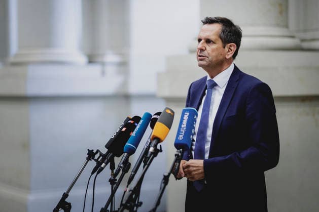 Olaf Lies, Minister President of Lower Saxony, recorded during a press statement before the Bundesrat meeting in Berlin, 12 06 2026 Berlin Germany Copyright: xFlorianxGaertnerx