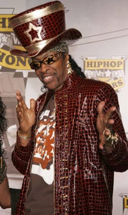VH1 Hip Hop Honors 2006-Arrivals Oct 07, 2006; New York, NY, USA; Hip hop artist BOOTSY COLLINS at the arrivals for the 2006 VH1 Hip Honor Honors held at Hammerstein Ballroom. Mandatory Credit: Photo by Nancy Kaszerman ZUMA Press. ( ) Copyright 2006 by Nancy Kaszerman New York NY USA Copyright: xNancyxKaszermanx