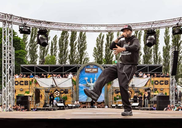 12 06 2026, xlakx, Entertainment, Mary Jane Berlin 2026 v l The rapper Redman at the cannabis fair Mary Jane Berlin The event presents exhibitors from the fields of cannabis, medicine, lifestyle and hemp products Berlin Daniel Lakomski