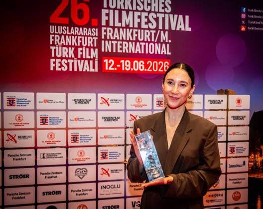 13 06 2026 xesx Frankfurt am Main, 26 Turkish Film Festival Frankfurt Actress Sibel Kekilli received the honorary award ES