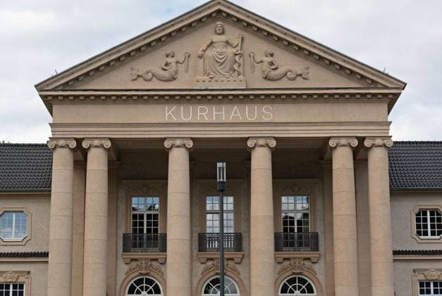 Opening Kurhaus Aachen, 14 06 2026 Opening Open Day Kurhaus Aachen The renovated and converted building was presented to the general public in Aachen Facade Entrance Aachen Monheimsallee NRW Germany
