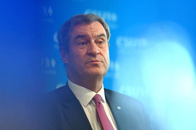 Markus SOEDER State Premier of Bavaria and CSU Chairman, single image, cropped single motif, portrait, portrait, portrait press conference following the board meeting of the CSU presidium at the CSU state leadership in Munich on 15 06 2026