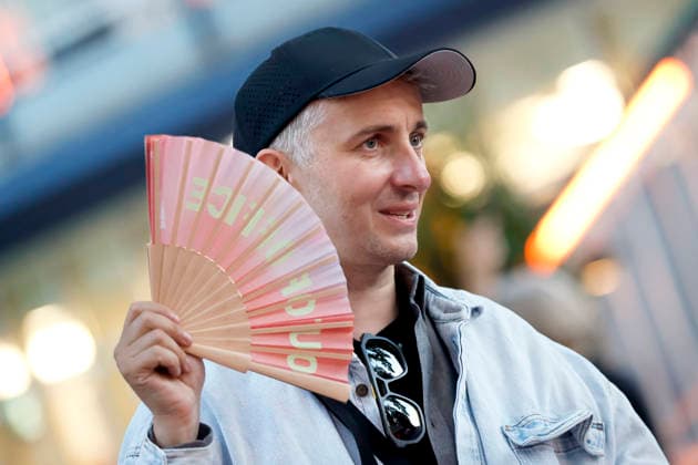 Comedian Jan Böhmermann at the summer festival celebrating the 35th anniversary of the Film and Media Foundation NRW and the 25th anniversary of the media magazine DWDL at the Park Cafe in Cologne’s Rheinpark, June 17, 2026, NRW, Germany,detected_source_language Copyright: xChristophxHardtx