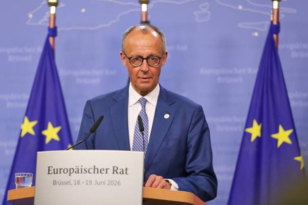 Brussels, Belgium, June 19, 2026, at the Europa Building during the EU Summit Copyright: xdtsxNachrichtenagenturx dts_124066