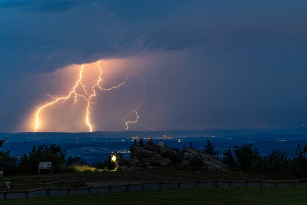 Thunderstorm in Hesse