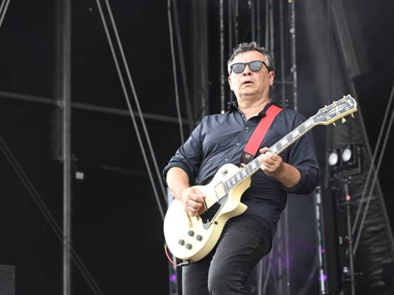 Singer and guitarist James Dean Bradfield of Manic Street Preachers performs during the music festival Metronome Prague, on June 20, 2026, in Prague, Czech Republic. (CTKxPhoto MichalxKrumphanzl) CTKPhotoP2026062004678  CTKPhotoP2026062004678