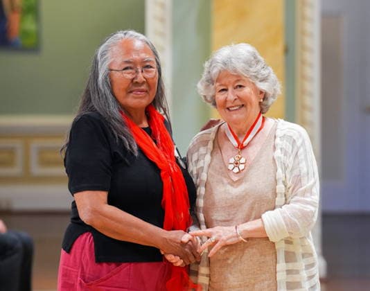 June 25, 2026, Ottawa, On, Canada: Governor General Louise Arbour presents Alestine Andre, of Whitehorse, with the Polar Medal during a Presentation of Canadian Honours at Rideau Hall in Ottawa, on Thursday, June 25, 2026. Ottawa Canada  - ZUMAc35_ 20260625_zaf_c35_021 Copyright: xChrisxTanouyex