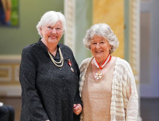 June 25, 2026, Ottawa, On, Canada: Governor General Louise Arbour presents Shirley Anne Hunter, of Victoria, with the SovereignöÄÃ s Medal for Volunteers during a Presentation of Canadian Honours at Rideau Hall in Ottawa, on Thursday, June 25, 2026. Ottawa Canada  - ZUMAc35_ 20260625_zaf_c35_022 Copyright: xChrisxTanouyex