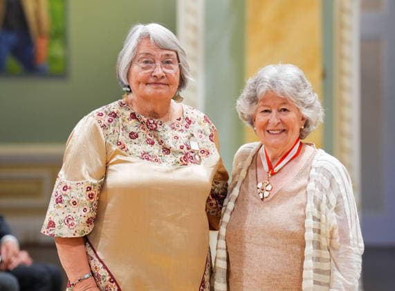 June 25, 2026, Ottawa, On, Canada: Governor General Louise Arbour presents Martha Koneak Greig of Kuujjuaq, Quebec, with the Polar Medal during a Presentation of Canadian Honours at Rideau Hall in Ottawa, on Thursday, June 25, 2026. Ottawa Canada  - ZUMAc35_ 20260625_zaf_c35_024 Copyright: xChrisxTanouyex