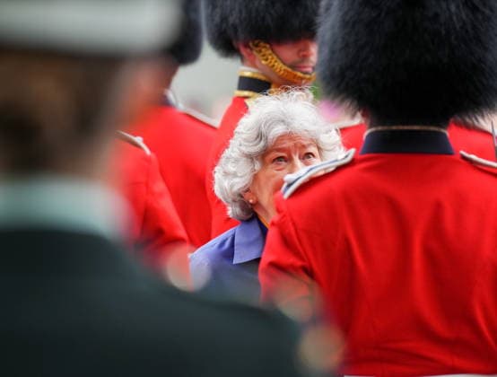 June 26, 2026, Ottawa, On, Canada: Governor General Louise Arbour conducts an inspection of the Ceremonial Guard at Rideau Hall in Ottawa, on Friday, June 26, 2026. Ottawa Canada  - ZUMAc35_ 20260626_zaf_c35_056 Copyright: xChrisxTanouyex