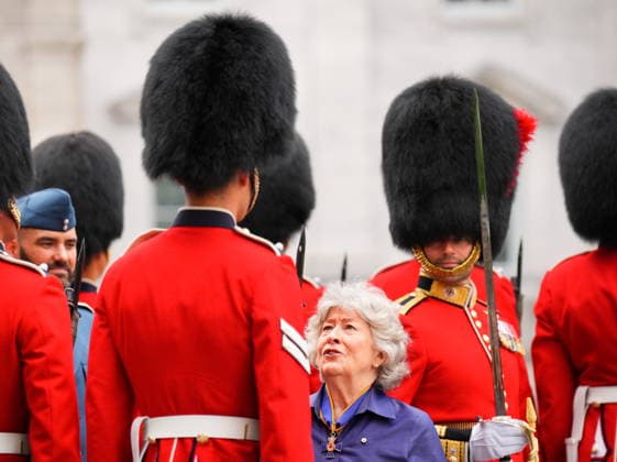 June 26, 2026, Ottawa, On, Canada: Governor General Louise Arbour conducts an inspection of the Ceremonial Guard at Rideau Hall in Ottawa, on Friday, June 26, 2026. Ottawa Canada  - ZUMAc35_ 20260626_zaf_c35_057 Copyright: xChrisxTanouyex