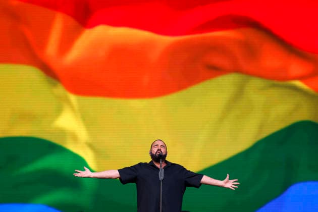 Singer Marian Gold of the band Alphaville at the Rainbow Festival 2026 at Fühlinger See. Markus Krampe s Rainbow Festival takes place as part of ColognePride. Cologne, June 27, 2026, North Rhine-Westphalia, Germany Copyright: xChristophxHardtx