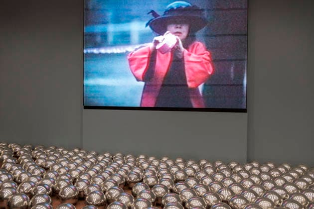Artwork by Yayoi Kusama (b. 1929, Matsumoto) at the Museum Ludwig in Cologne, Germany, on May 6, 2026