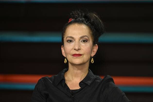 Güner Yasemin Balci, Author, June 26, 2026; Güner Yasemin Balci on June 16, 2026, on *Markus Lanz*, ZDF TV, talk show, Germany, German, German woman, journalist, integration officer for Neukölln, German author, writer, female, queer, portrait, neutral
