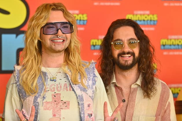 From left: Bill and Tom KAULITZ, 43rd Munich Film Festival, German premiere of *MINIONS AND MONSTERS* on June 28, 2026, at the Mathäuser Filmpalast