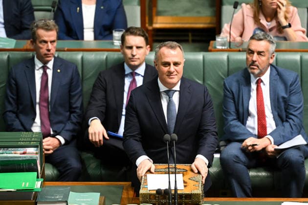 QUESTION TIME, Shadow Treasurer Tim Wilson speaks during Question Time in the House of Representatives at Parliament House in Canberra, Tuesday, June 30, 2026. ( NO ARCHIVING CANBERRA AUSTRALIAN CAPITAL TERRITORY AUSTRALIA  Copyright: xLUKASxCOCHx 20260630122722202722