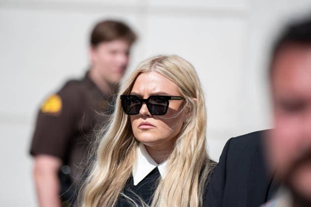July 6, 2026, Provo, Utah, USA: ERIKA KIRK, CEO of Turning Point USA and widow of conservative activist Charlie Kirk, leaves the Fourth District Court in Provo following the preliminary hearing in the Tyler Robinson case. The hearing will determine whether prosecutors have established probable cause for the case to proceed. Provo USA - ZUMAm292 20260706_znp_m292_026 Copyright: xCharlesxMcClintockxWilsonx