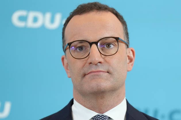 CDU CSU press conference ahead of the parliamentary group meeting in the Bundestag: A portrait of Jens Spahn (CDU) at the press conference ahead of the parliamentary group meeting in the Bundestag, Berlin, July 7, 2026, Berlin, Berlin, Germany