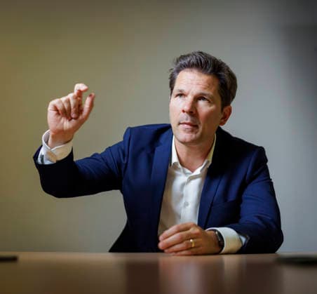 Steffen Krach, the SPD s top candidate in Berlin, photographed during an interview at the SPD s state headquarters in Berlin-Wedding, Berlin, Germany Copyright: xThomasxKoehlerx