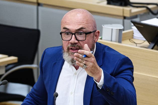 Dr. Hans Thomas Tillschneider, AfD, State Parliament Session in the State Parliament of Saxony-Anhalt
