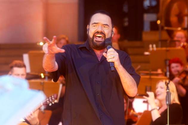 July 14, 2026, Alphaville, singer Marian Gold, live in concert at Classic Open Air 2026, in Berlin, Gendarmenmarkt, Berlin, Germany