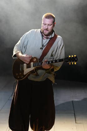 Nibelungen Festival 2026: Alexander Wolfe at the photo shoot for the Nibelungen Festival’s production of *The Hun Queen* on July 15, 2026, in front of the Imperial Cathedral in Worms, Rhineland-Palatinate