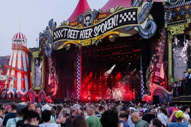 LICHTENVOORDE, The Netherlands, 2026-07-17 21:46:26 LICHTENVOORDE, 17-07-2026, the 26th edition of the Zwarte Cross with the theme t geet hier spook In the photo: Performance by Di-rect Photo: NLBeeld Robert Meerding Credit: NL Beeld Robert Meerding Inc  Copyright: xx x