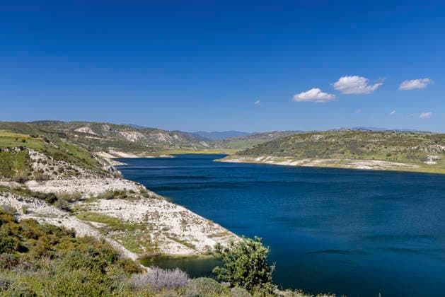Asprokremmos Reservoir, View at the Northern section, Cyprus, Anarita Paphos Asprokremmos Reservoir, View of The Northern section, Cyprus, Anarita Paphos BLWS750828 Copyright: xblickwinkel M.xWoikex
