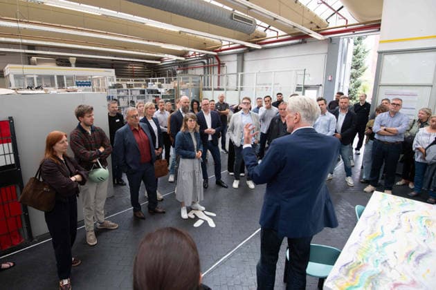 Verena SCHAEFFER, Schäffer, Minister for Children, Youth, Family, Equality, Refugees, and Integration of the State of North Rhine-Westphalia, visits the Quaz Ruhr Language and Training Center in Bochum on July 22, 2026