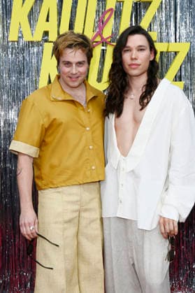Christian Miebach and Helge Mark Lodder at the premiere of Season 3 of the Netflix series *Kaulitz Kaulitz* at the Delphi Filmpalast in Berlin, July 22, 2026 Foto:xN.xKubelkax xFuturexImagex kaulitz_6747