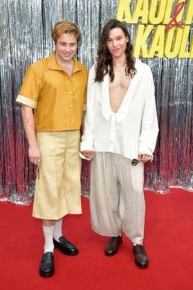 Christian Miebach and Helge Mark Lodder at the premiere of Season 3 of the Netflix series *Kaulitz Kaulitz* at the Delphi Filmpalast in Berlin, July 22, 2026 Foto:xM.xBehrensx xFuturexImagex kaulitz_6846