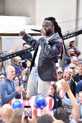 NEW YORK, NY- JULY 31: Shaboozey performs on NBC™s Today Citi Concert Series at Today Plaza on July 31, 2026 in New York City. Copyright: xmpi099x
