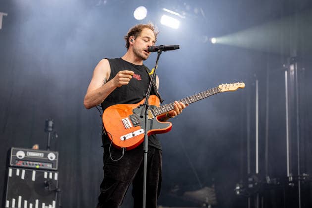 Green Juice Festival 2026 HEISSKALT Mathias BLOECH Vocals, Guitar The Stuttgart-based alternative rock band Heisskalt performing live on the main stage at the Green Juice Festival in Park Neu Vilich in Bonn, Bonn Neu Vilich, North Rhine-Westphalia, Germany Copyright: xMarcxJohnx