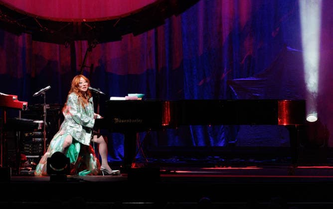 July 31, 2026, Boston, Massachusetts, USA: Grammy Award-winning singer-songwriter TORI AMOS performs in Boston, Massachusetts during her In Times of Dragons Tour. Amos is known for albums including Little Earthquakes and Under The Pink, and continues to tour internationally with a career spanning more than three decades. Boston USA  - ZUMAs379 20260731_znp_s379_001 Copyright: xDavexShrewsburyx