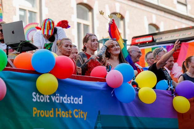 STOCKHOLM, SWEDEN 20260801 The Pride parade runs from Norr Mälarstrand to Slussen during this year s Stockholm Pride STOCKHOLM SWEDEN x11700x  Copyright: xMagnusxGrimstedt TTx STOCKHOLM PRIDE 2M1G1SatyIQ
