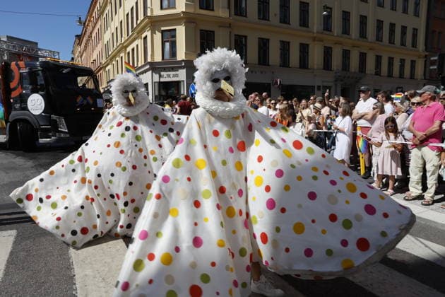 STOCKHOLM, SWEDEN 20260801 The Pride parade runs from Norr Mälarstrand to Slussen during this year s Stockholm Pride STOCKHOLM SWEDEN x11700x  Copyright: xMagnusxGrimstedt TTx STOCKHOLM PRIDE 4h_wl5Vig90