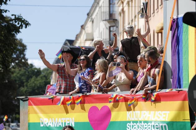 STOCKHOLM, SWEDEN 20260801 The Pride parade runs from Norr Mälarstrand to Slussen during this year s Stockholm Pride STOCKHOLM SWEDEN x11700x  Copyright: xMagnusxGrimstedt TTx STOCKHOLM PRIDE vLyfxfTEqMA