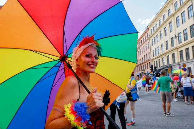 STOCKHOLM, SWEDEN 20260801 Nina Eriksson The Pride parade, which runs from Norr Mälarstrand to Slussen during this year s Stockholm Pride STOCKHOLM SWEDEN x11700x  Copyright: xMagnusxGrimstedt TTx STOCKHOLM PRIDE OXJC346sCq8