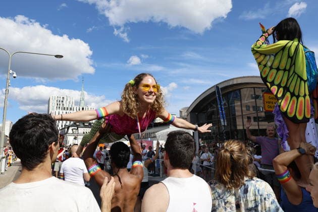 STOCKHOLM, SWEDEN 20260801 The Pride parade runs from Norr Mälarstrand to Slussen during this year s Stockholm Pride STOCKHOLM SWEDEN x11700x  Copyright: xMagnusxGrimstedt TTx STOCKHOLM PRIDE 7n9p2ASLsQ8