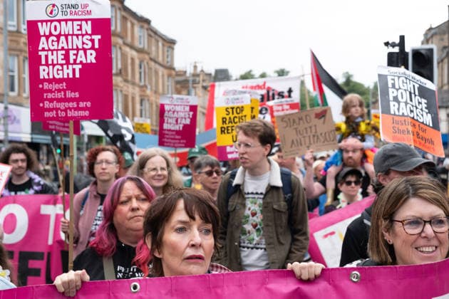 August 1, 2026, Glasgow, Scotland, UK: Hundreds of people took part in this years Govanhill International Festival & Carnival parade, a community-led anti-racist arts and cultural event organised by the Govanhill Baths Community Trust. The annual festival, themed Solidarity this year, was founded in response to racist attacks in the area. Glasgow UK  - ZUMAs357 20260801_zip_s357_016 Copyright: xCameronxScottx