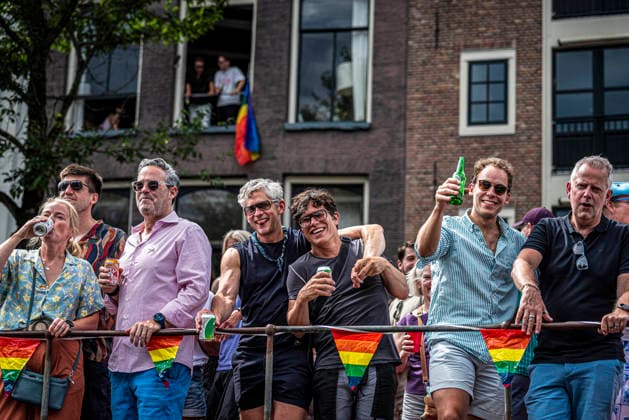 August 1, 2026, Amsterdam, North Holland, Netherlands: August 1, 2026, Amsterdam, the Netherlands. Hundreds of thousands of spectators joined the 30th edition of the Pride Canal Parade, the highlight of WorldPride Amsterdam 2026. This yearÃ¢â‚¬â ¢s parade also included the WorldPride Stadium grandstand, with seating for approximately 10,000 people to watch as floats pass. Amsterdam Netherlands - ZUMAp202 20260801_zip_p202_042 Copyright: xJamesxPetermeierx