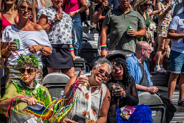 August 1, 2026, Amsterdam, North Holland, Netherlands: Floats pass through WorldPride Stadium during Amsterdam Pride s Canal Parade on August 1, 2026, in Amsterdam, the Netherlands. Hundreds of thousands of spectators joined the 30th edition of the Pride Canal Parade, the highlight of WorldPride Amsterdam 2026. This yearâ€⠢s parade also included the WorldPride Stadium grandstand, with seating for approximately 10,000 people to watch as floats pass. Amsterdam Netherlands - ZUMAp202 20260801_zip_p202_091 Copyright: xJamesxPetermeierx