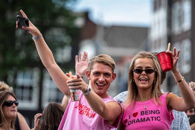 August 1, 2026, Amsterdam, North Holland, Netherlands: August 1, 2026, Amsterdam, the Netherlands. Hundreds of thousands of spectators joined the 30th edition of the Pride Canal Parade, the highlight of WorldPride Amsterdam 2026. This yearâ€⠢s parade also included the WorldPride Stadium grandstand, with seating for approximately 10,000 people to watch as floats pass. Amsterdam Netherlands - ZUMAp202 20260801_zip_p202_093 Copyright: xJamesxPetermeierx