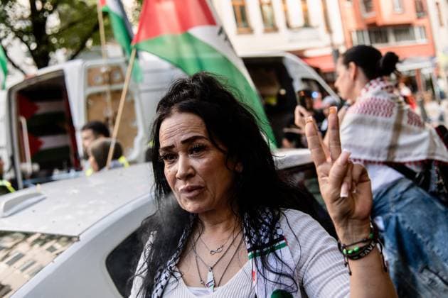 August 1, 2026, Berlin, Germany: BERLIN, Germany Ã¢â‚¬ August 2026: Thousands of people march through the Prenzlauer Berg district of Berlin in solidarity with Palestine and against the ongoing war in Gaza. The demonstration, attended by families, children, and elderly participants, took place under heavy police presence. A counter-demonstration was also held by pro-Zionist groups, with police monitoring both gatherings. Berlin Germany - ZUMAq101 20260801_zna_q101_254 Copyright: xAndro SxTrujillox