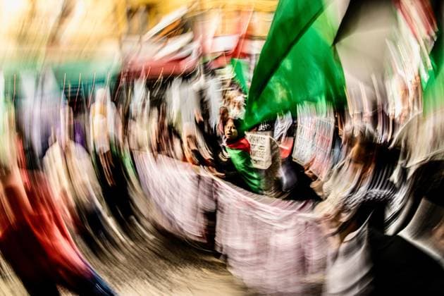 August 1, 2026, Berlin, Germany: BERLIN, Germany Ã¢â‚¬ August 2026: Thousands of people march through the Prenzlauer Berg district of Berlin in solidarity with Palestine and against the ongoing war in Gaza. The demonstration, attended by families, children, and elderly participants, took place under heavy police presence. A counter-demonstration was also held by pro-Zionist groups, with police monitoring both gatherings. Berlin Germany - ZUMAq101 20260801_zna_q101_263 Copyright: xAndro SxTrujillox