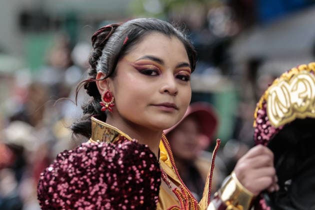Thousands dance at Gran Poder, one of South America s largest folk festivals LA PAZ, BOLIVIA - AUGUST 1: A dancer from the Caporales dance participate in the entrance of the Gran Poder in La Paz, Bolivia, on August 01, 2026. The Senor Jesús del Gran Poder Procession in La Paz, Bolivia, is a massive celebration of faith and folklore that was declared Intangible Cultural Heritage of Humanity by UNESCO in 2019. The event brings together more than 70 dance troupes and tens of thousands of dancers and musicians. Jorge Mateo Romay Salinas Anadolu La paz Bolivia. Editorial use only. Please get in touch for any other usage.  Copyright: x2026xAnadoluxJorgexMateoxRomayxSalinasx