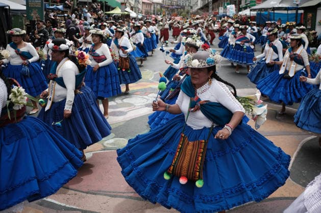Thousands dance at Gran Poder, one of South America s largest folk festivals LA PAZ, BOLIVIA - AUGUST 1: Dancers from the Llamerada dance participate in the entrance of the Gran Poder in La Paz, Bolivia, on August 01, 2026. The Senor Jesús del Gran Poder Procession in La Paz, Bolivia, is a massive celebration of faith and folklore that was declared Intangible Cultural Heritage of Humanity by UNESCO in 2019. The event brings together more than 70 dance troupes and tens of thousands of dancers and musicians. Jorge Mateo Romay Salinas Anadolu La paz Bolivia. Editorial use only. Please get in touch for any other usage.  Copyright: x2026xAnadoluxJorgexMateoxRomayxSalinasx