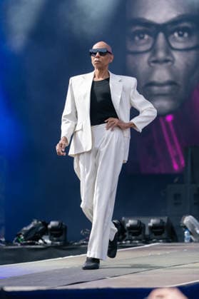 August 1, 2026, Brighton, United Kingdom: RuPaul Andre Charles better known as Rupaul performs during the 2026 Brighton & Hove Pride parade. Brighton United Kingdom - ZUMAs197 20260801_aaa_s197_193 Copyright: xLounisxTiarx